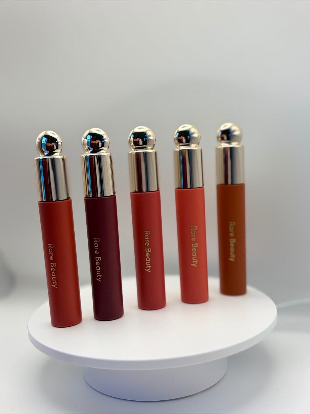 Rare Beauty Lipstick Set — Coral, Berry, Rust, Peach, Terracotta Shades
